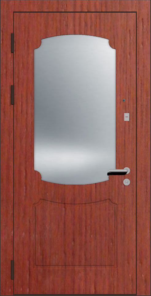 Стальная дверь с зеркалом москва